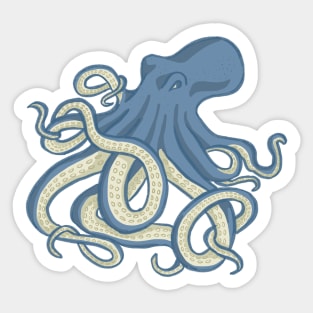 Nautical Octopus Sticker